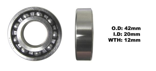 Picture of Bearing Koyo/JTEKT 6004 (ID 20mm x OD 42mm x W 12mm)