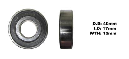 Picture of Wheel Bearing Rear R/H for 2008 Yamaha XT 660 X (Supermoto) (10S3)
