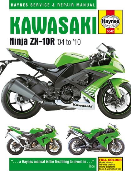 Picture of Haynes Workshop Manual Kawasaki ZX-10R 04-10