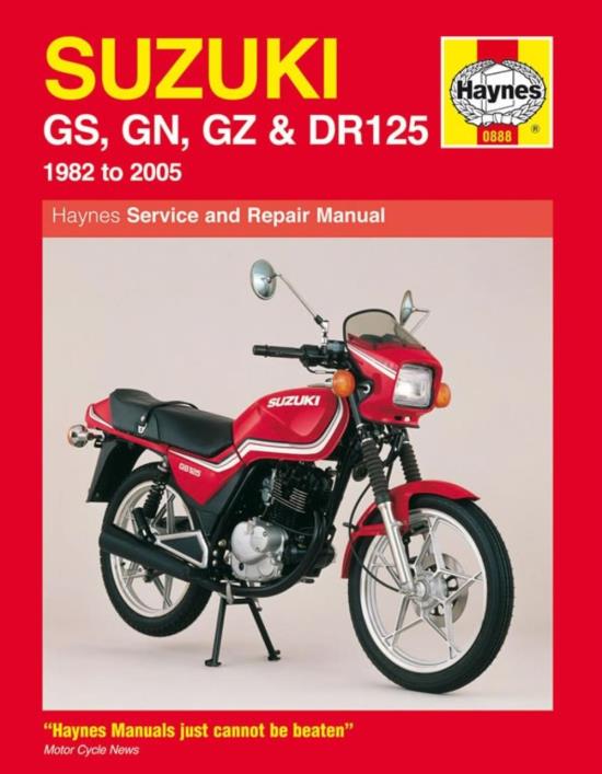 Picture of Manual Haynes for 2004 Suzuki GZ 125 K4 Marauder