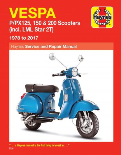 Picture of Manual Haynes for 2008 Vespa PX 125 'Catalyzed'