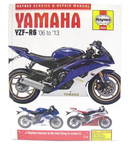 Picture of Manual Haynes for 2010 Yamaha YZF R6 (13SL)