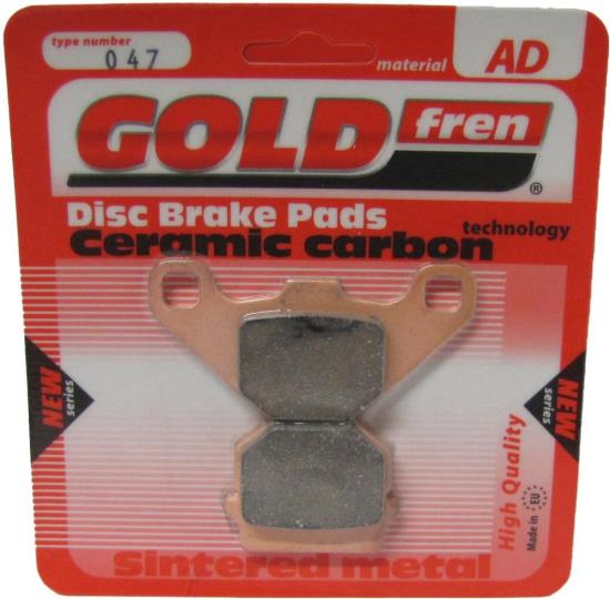 Picture of Brake Disc Pads Front R/H Goldfren for 2007 Piaggio NRG Power DD (50cc) (L/C)