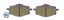 Picture of Kyoto VD239, FA101, FDB383, SBS575, SBS619 Disc Pads (Pair)