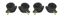 Picture of Carb To Head Rubbers for 1984 Yamaha XJ 550 (UK Model)