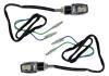 Picture of Complete Indicator LED Rectangle 27mm x 19mm with Clear Lens E-Marked (Pair)