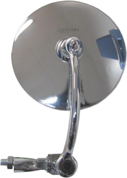 Picture of Mirror Chrome Round Left or Right Bar End Type (E-Marked)