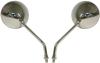 Picture of Mirrors 10mm Chrome Round Left & Right Honda Custom Only (Pair)