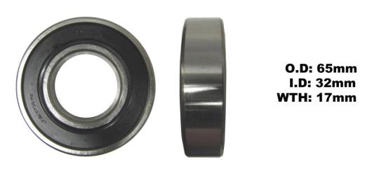 Picture of Bearing Koyo/JTEKT 62/32 DDU 2RS C3 (ID 32mm x OD 65mm x W 17mm)