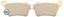 Picture of Brake Disc Pads Rear R/H Goldfren for 2010 Suzuki GSX-R 1000 L0
