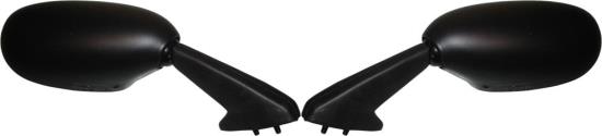 Picture of Mirrors Fairing Black Left & Right R1 & R6 28mm Ctrs, 100mm (Pair)