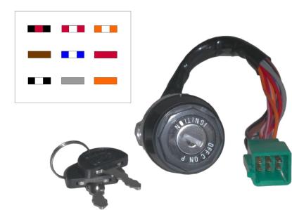 Picture of Ignition Switch for 1983 Suzuki TS 100 ERZ (F/Floater)