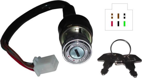 Picture of Ignition Switch for 1983 Suzuki GS 125 ESD (Front Disc & Rear Drum)