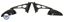 Picture of Mirrors Left & Right Hand for 1994 Honda RVF 400 RR-II (NC35)