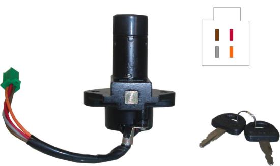 Picture of Ignition Switch for 1978 Suzuki GS 1000 C (8 Valve) (Spoke Wheel)