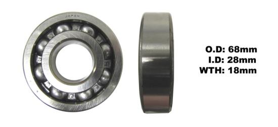 Picture of Bearing Koyo/JTEKT 63/28 Open C3 (ID 28mm x OD 68mm x W 18mm)