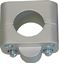 Picture of Handlebar Clamps Silver complete with spacers 7/8 & 1"Alloy (Pair)