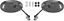 Picture of Mirror 8mm & 10mm Bar End Chrome Oval Left and Right (Pair)