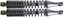 Picture of Shock Absorbers Chrome for 2007 Honda ANF 125 Innova