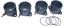 Picture of Carb To Head Rubbers for 1996 Kawasaki ZX-6R (ZX600F2)