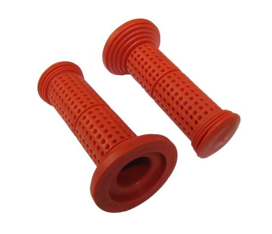 Picture of Grips Small Dimple Red to fit 7/8" Handlebars (Pair)