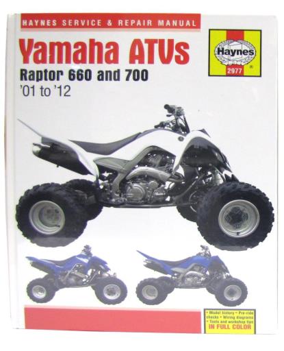 Picture of Manual Haynes for 2006 Yamaha YFM 700 RV Raptor (1S33)