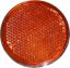 Picture of Reflector Orange Round Bolt-on Chrome Rim OD 60mm E-Marked