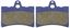Picture of Brake Disc Pads Rear R/H Kyoto for 1995 Aprilia 280 Climber