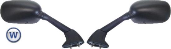 Picture of Mirrors Fairing Black Left & Right YZF R1 2004-2006 (Pair)