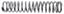 Picture of Shock Spring Chrome 100lbs, OD 55mm, ID 43mm, Length 265mm