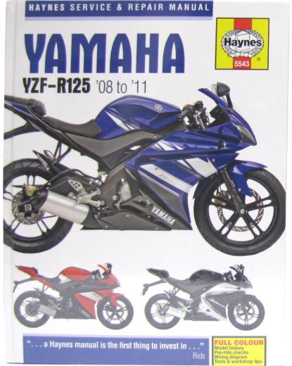 Picture of Manual Haynes for 2009 Yamaha YZF-R 125 (EFI) (5D72)