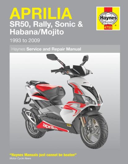 Picture of Haynes Workshop Manual Aprilia SR50, SR125 93-09 Scooter