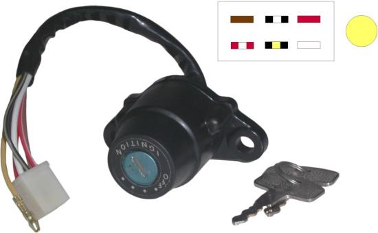 Picture of Ignition Switch for 1976 Kawasaki KE 125 A3