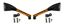 Picture of Mirrors CNC Prism with Black Head & Gold Stem 8mm or 10mm (Pair)