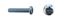 Picture of Screws Large Pan Head 5mm x 25mm(Pitch 0.80mm) (Per 20)