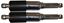 Picture of Shocks 325mm Covered Pin+Pin Chrome + Black Early Japanese (Pair)