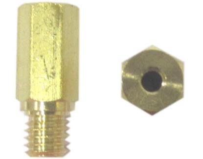 Picture of Brass Jets HEX LONG 210 ( Head size 6mm with 5mm thread 0.90mm pitch) (Per 5)