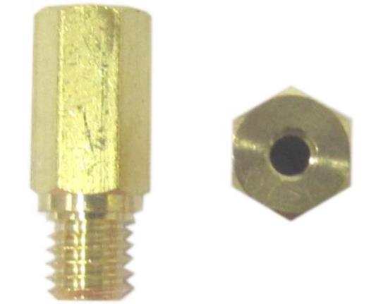 Picture of Brass Jets HEX LONG 210 ( Head size 6mm with 5mm thread 0.90mm pitch) (Per 5)