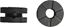 Picture of Grommet OD 22mm x ID 8.5mm x Width 12mm (Rubber) (Per 10)