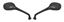 Picture of Mirrors 8mm Black Rectangle L & R Yamaha X-Max 125 08-10 (Pair)