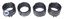 Picture of Carburettor to Cylinder Head Inlet Rubbers Honda CBR600 F CHH-28 (Per 4)