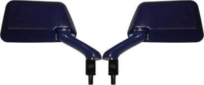 Picture of Mirrors Fairing Blue Left & Right Honda NS125R (Pair)