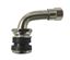 Picture of Tubeless Valve 8mm with 90' Bend chrome locking nuts outside (Per 5)
