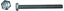 Picture of Bolts Hexagon 6mm x 80mm (10mm Spanner Size)(Pitch 1.00mm) (Per 20)