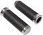 Picture of Grips Leather Black Chrome Ends to fit 1" bars Vespa/Lambre (Pair)