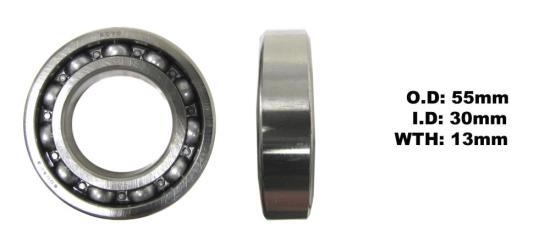 Picture of Bearing Koyo/JTEKT 6006 (ID 30mm x OD 55mm x W 13mm)