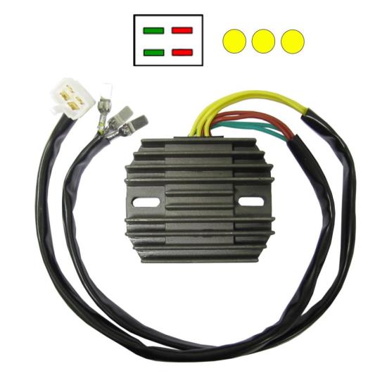 Picture of Regulator / Rectifier Honda CBR900 00-01,  (7 Wire)