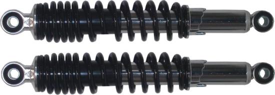 Picture of Shocks 325mm Pin+Pin Black Spring Yamaha RD250, 400 (Pair)