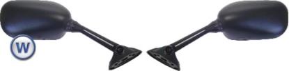 Picture of Mirrors Fairing Black Rectangle GSXR600-750 2004-2005 (Pair)