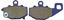 Picture of Brake Disc Pads Rear R/H Kyoto for 2006 Kawasaki ZX-6R (ZX636D6F)